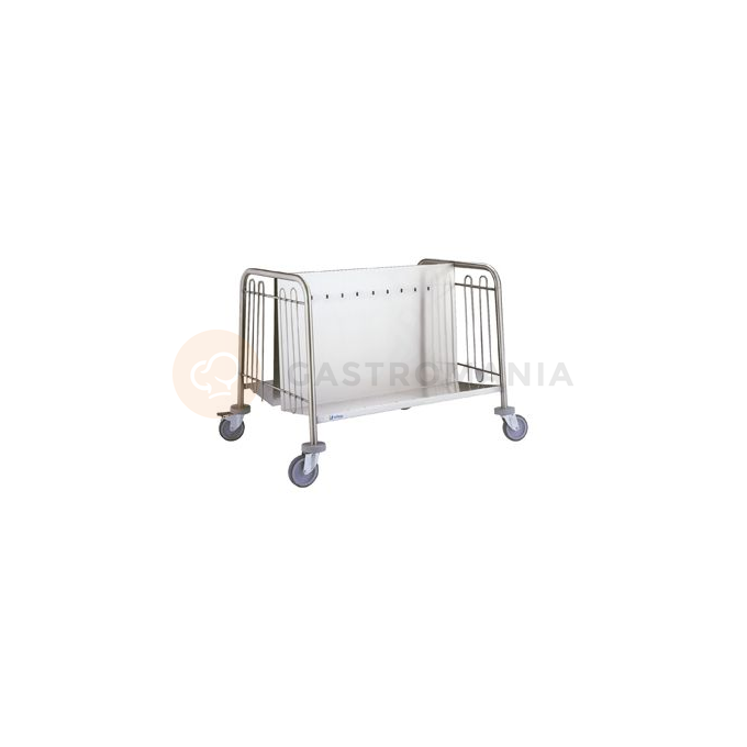 Wózek do transportu talerzy, podwójny | ASBER, CP-300