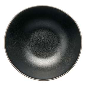 Czarna miska z porcelany o średnicy 26,5 cm | VERLO, Zeli