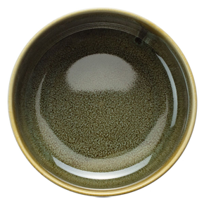 Zielona miska z porcelany o średnicy 20 cm | VERLO, Cane