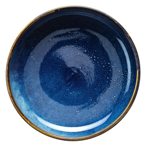Niebieski miska z porcelany o średnicy 24,5 cm | VERLO, Deep Blue