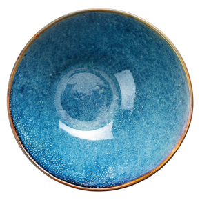 Niebieski miska z porcelany o średnicy 25 cm | VERLO, Deep Blue