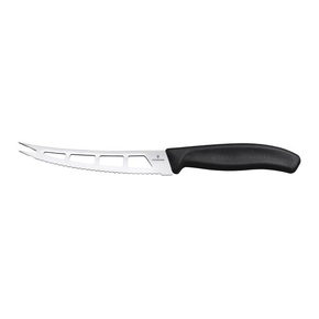 Nóż do masła i sera 13 cm, czarny | VICTORINOX, Swiss Classic, 6.7863.13B