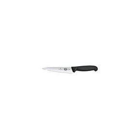 Nóż kuchenny, szerokie ostrze, 15 cm, czarny | VICTORINOX, Fibrox, 5.2003.15