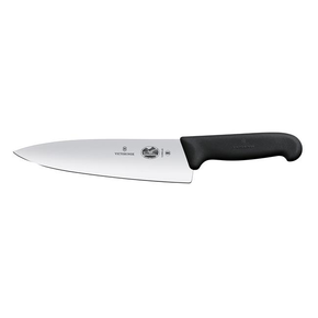 Nóż szefa kuchni, 20 cm, czarny | VICTORINOX, Fibrox, 5.2063.20