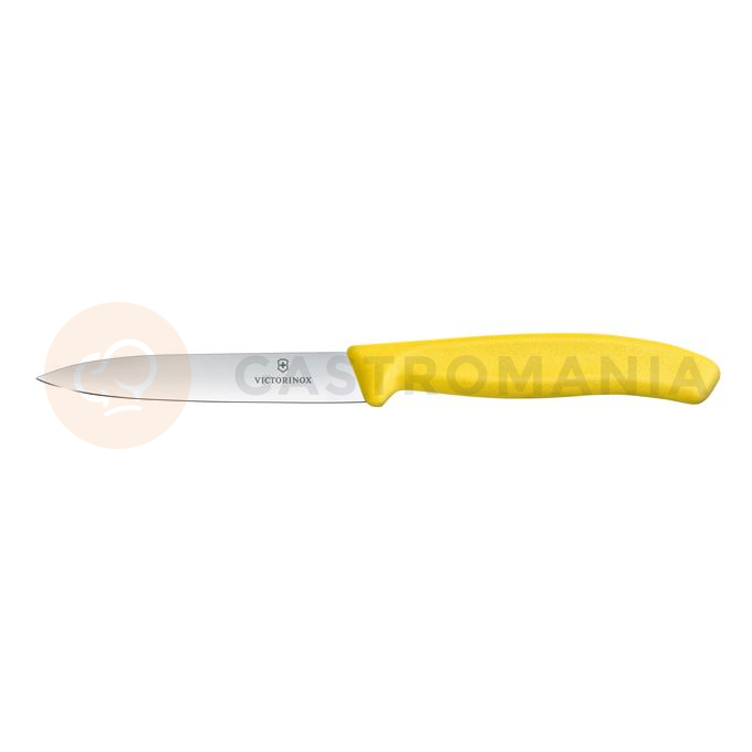 Nóż do jarzyn, gładki, 10 cm, żółty | VICTORINOX, Swiss Classic, 6.7706.L118
