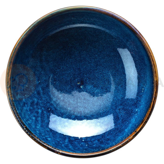 Niebieski miska z porcelany o średnicy 18 cm | VERLO, Deep Blue