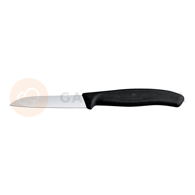Nóż do obierania 8 cm, czarny | VICTORINOX, Swiss Classic, 6.7403