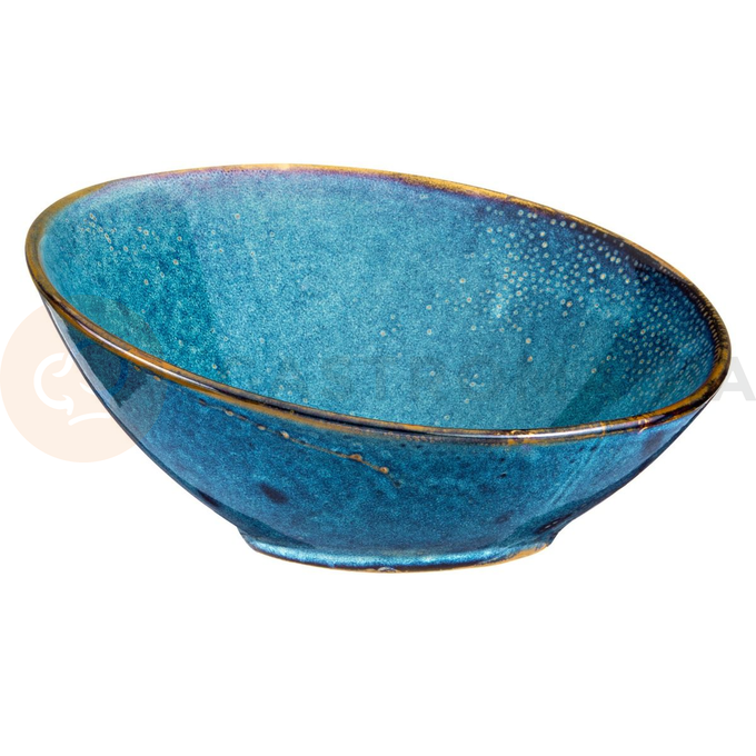 Niebieski miska z porcelany o średnicy 25 cm | VERLO, Deep Blue