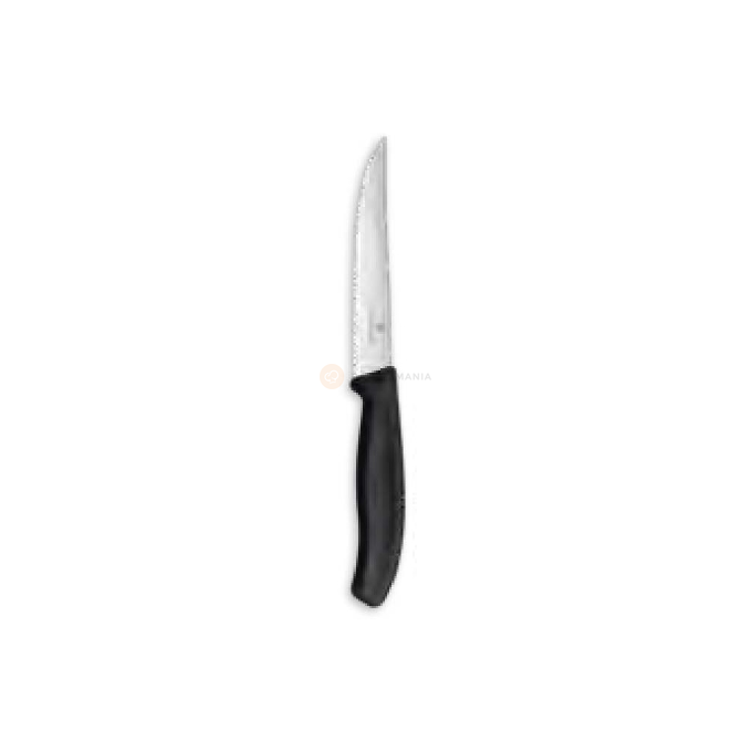 Nóż do pizzy, ząbkowany, ostry czubek, czarny | VICTORINOX, Swiss Classic, 6.7933.12B
