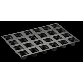 Silikonowa forma Pavoflex - 600x400 mm, 24 szt. x 70x70x50 mm, 130 ml - PX041 | PAVONI, Caesar