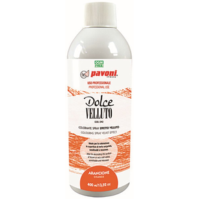 Zamsz w sprayu na bazie masła kakaowego - pomarańczowy, 400 ml | PAVONI, DV2