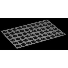 Silikonowa forma Pavoflex - 600x400 mm, 60 szt. x 48/36x15 mm, 21 ml - PX301 | PAVONI, Mini Tartellette