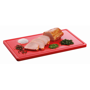 Deska do krojenia PRO 530x320 mm w kolorze czerwonym | BARTSCHER, A120513