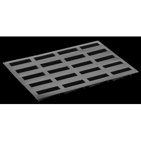 Silikonowa forma Pavoflex - 600x400 mm, 20 szt. x 120x32x38 mm, 115 ml - PX025 | PAVONI, Soft