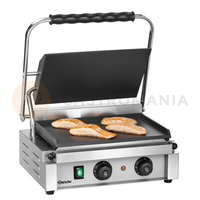 Grill kontaktowy &quot;Panini-T&quot; z 2 gładkimi płytami | BARTSCHER, A150779