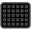 Wkład do urządzeń COOKMATIC SPECIAL z 30 wnękami o wymiarach 26x26x35 mm, kwadrat | PAVONI, PIASTRAS05
