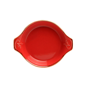 Naczynie z czerwonej porcelany do zapiekania, średnica 21 cm | PORLAND, Seasons Magma