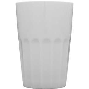 Kubek z białej porcelany bez ucha, 0,25 l | LUBIANA, Kaszub/Hel