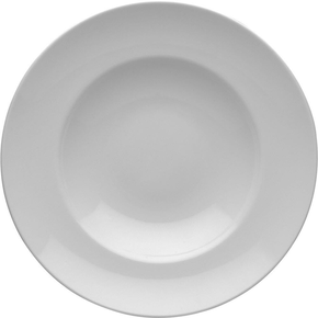 Talerz z białej porcelany do makaronu o średnicy 29 cm | LUBIANA, Kaszub/Hel