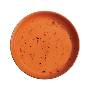 Miska z pomarańczowej porcelany o średnicy 20 cm | FINE DINE, Kolory Ziemi Dahlia
