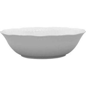 Salaterka z białej porcelany o średnicy 18,5 cm | LUBIANA, Afrodyta