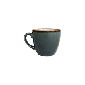 Filiżanka do espresso z szarej porcelany o pojemności 0,075 l | FINE DINE, Kolory Ziemi Arando