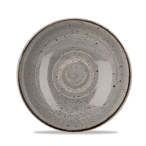 Porcelanowa miska trójkątna o średnicy 18,5 cm | CHURCHILL, Stonecast Peppercorn Grey