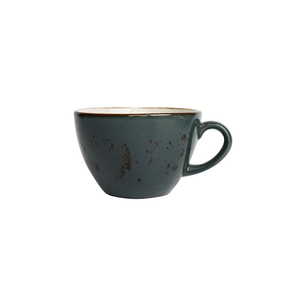 Filiżanka do cappuccino z szarej porcelany o pojemności 0,285 l | FINE DINE, Kolory Ziemi Arando