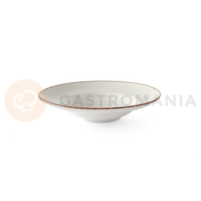 Talerz z porcelany do serwowania makaronów, o średnicy 26 cm | FINE DINE, Kolory Ziemi Opal