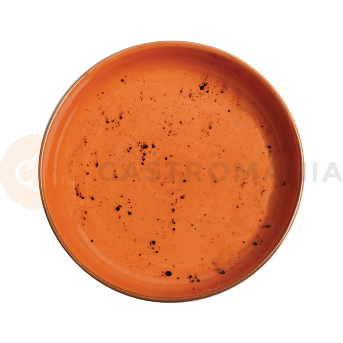 Miska z pomarańczowej porcelany o średnicy 20 cm | FINE DINE, Kolory Ziemi Dahlia