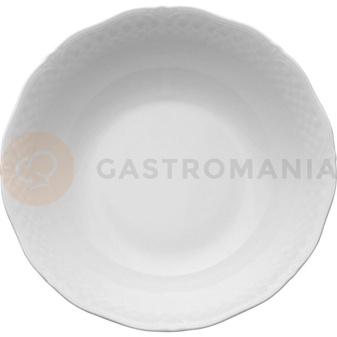 Salaterka z białej porcelany o średnicy 18,5 cm | LUBIANA, Afrodyta