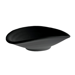 Miska z melaminy, owalna 13x11 cm, czarna | APS, Zen