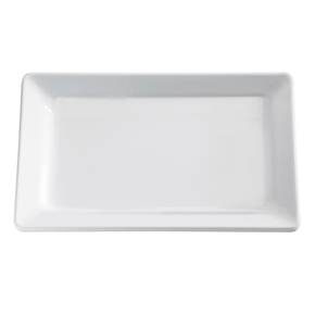 Tacka - półmisek z melaminy, prostokątny 53x32,5 cm, biały | APS, Pure