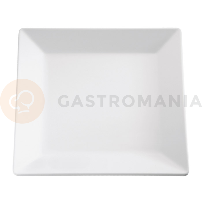 Tacka - półmisek z melaminy, kwadratowy 18x18 cm, biały | APS, Pure