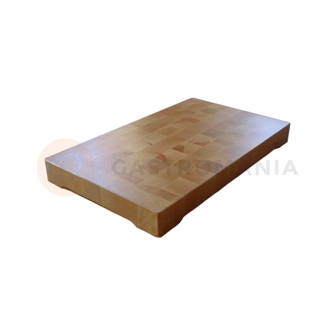 Deska kuchenna, drewniana do krojenia i siekania 30x25x5 cm | JANPOL, 120-30255