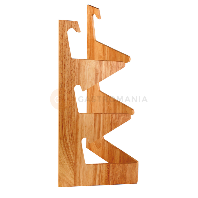 Drewniany stelaż do koszyków 59x30,5x2 cm | APS, 33232