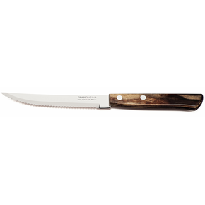 Nóż do steków i pizzy, brązowy 21,5 cm, komplet 6 sztuk | TRAMONTINA, 29899155