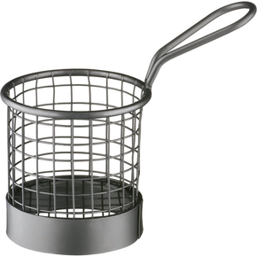 Koszyk do serwowania potraw, czarny, 8 cm | STALGAST, 546052