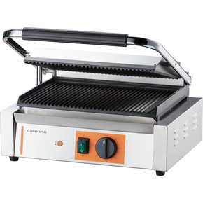 Kontakt grill, Panini, ryflowany, 2,2 kW | CATERINA, 742038