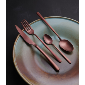 Nóż stołowy 23,7 cm | FINE DINE, Amarone Bronze