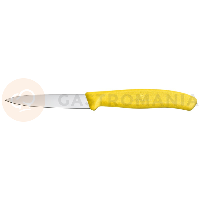 Nóż gładki do jarzyn, żółty 8 cm | VICTORINOX, Swiss Classic