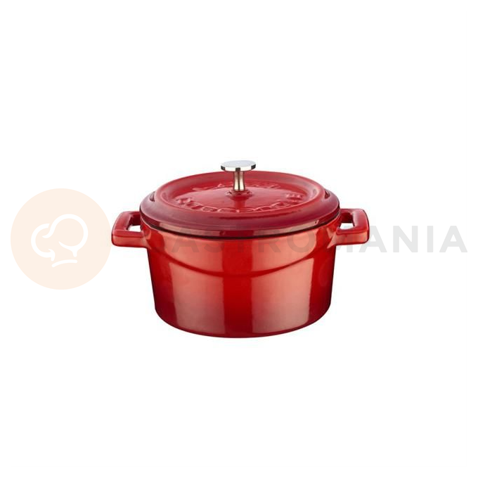Mini garnek żeliwny czerwony 500ml | LAVA, 832189