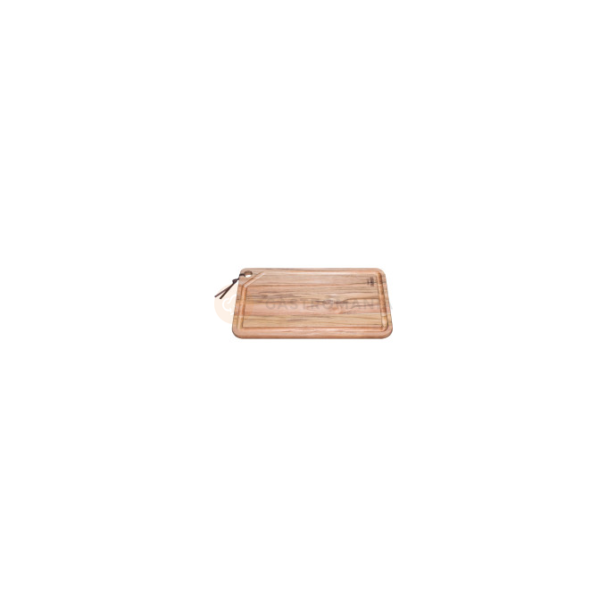 Deska z drewna tekowego churrasco 400x200mm | FINE DINE, 13332352