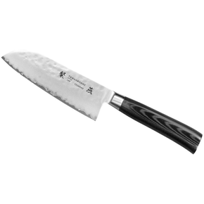 Nóż Santoku 12cm | TAMAHAGANE, Tsubame Black