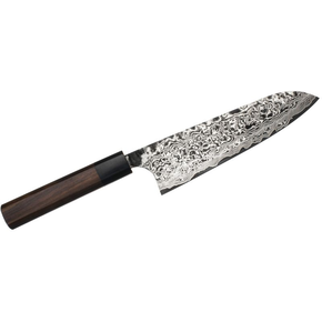 Ręcznie kuty nóż Santoku 18cm R-2 | TAKESHI SAJI, H-R2D-SA-180RW