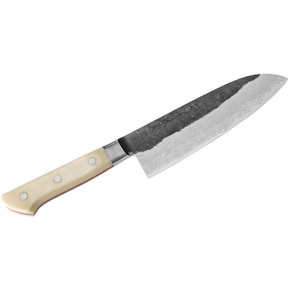 Nóż Santoku 17cm | TOJIRO, Micarta white