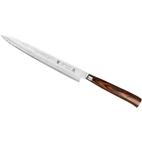 Nóż Sashimi 24cm | TAMAHAGANE, Tsubame Brown