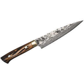 Ręcznie kuty nóż uniwersalny 15cm VG-10 | TAKESHI SAJI, H-V10D-PE-150YBB