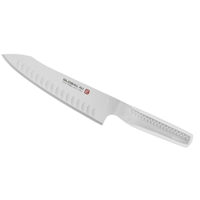 Orientalny nóż szefa kuchni 20cm - żłobiony | GLOBAL, NI