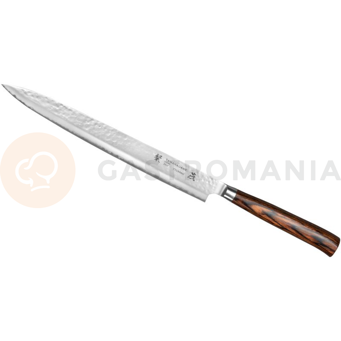 Nóż Sashimi 27cm | TAMAHAGANE, Tsubame Brown